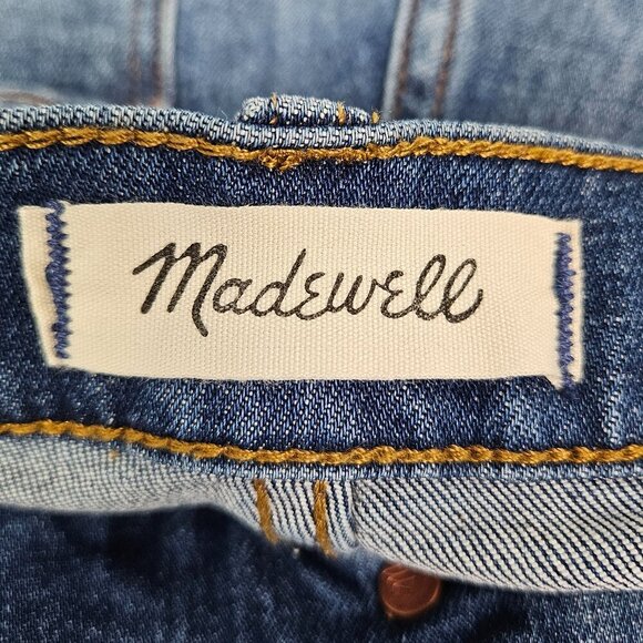 Madewell High-Rise Denim Short Glenoaks Wash Custom DIY Cutoffs 28 - Picture 6 of 10